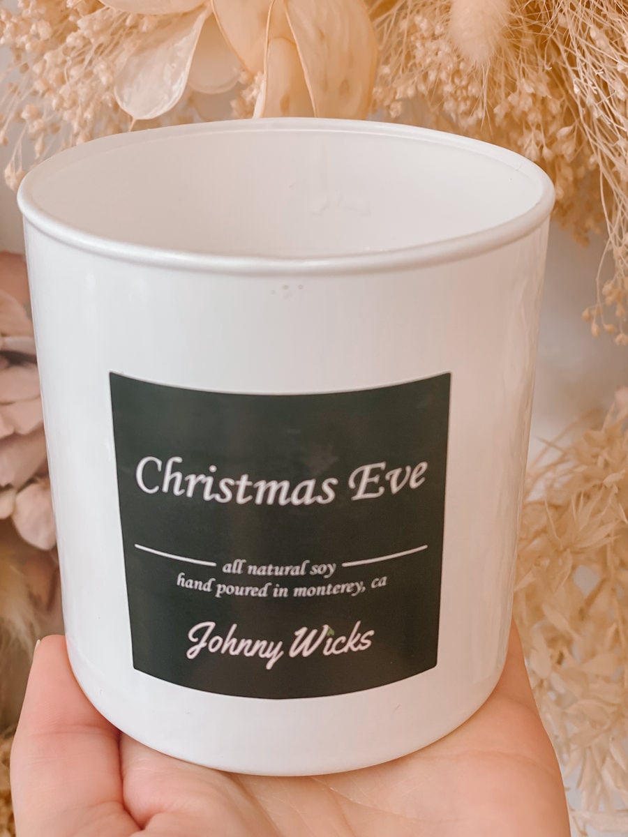 Christmas Eve Candle Hand Poured in Monterey, California Haute Beauty